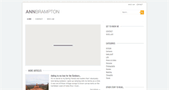 Desktop Screenshot of annbrampton.com